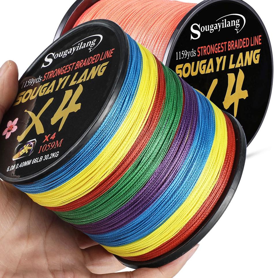 Senar Pancing Multifilamen 4 Untai Bahan PE Kapasitas Maksimum 10.6kg-20.1kg "BTI. 878"