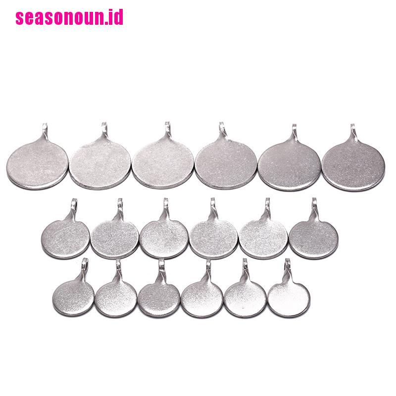 (seasonoun) 6pcs target Tembak Bahan stainless steel Untuk Berburu