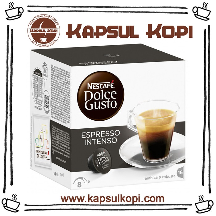 

Espresso Intenso Kapsul Kopi Nescafe Dolce Gusto Capsules NDG Capsule