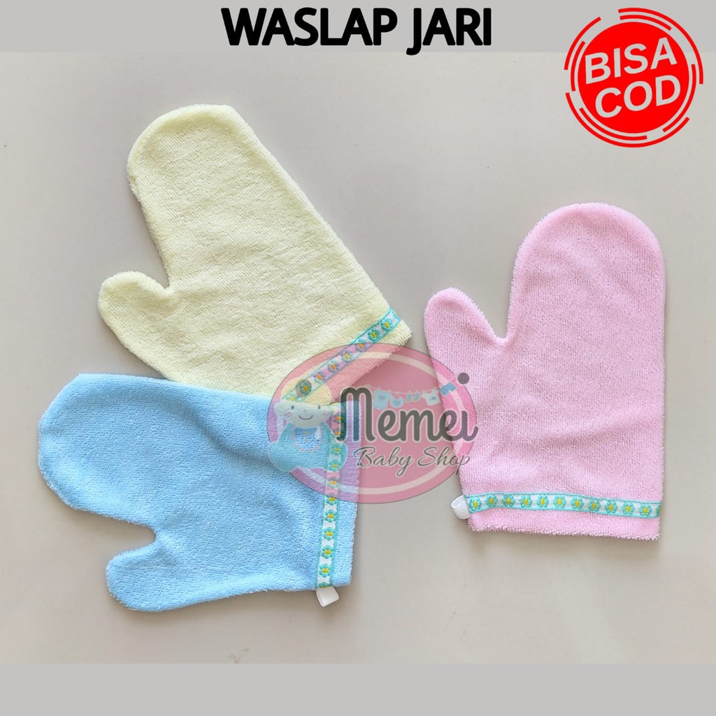 Waslap bayi JARI perlengkapan bayi baru lahir