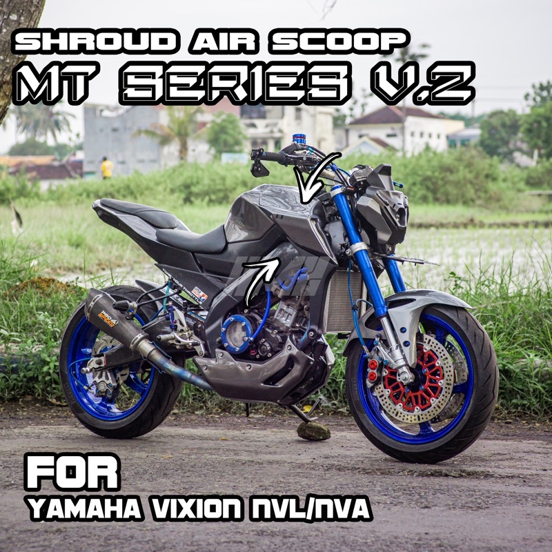 SHROUD / SAYAP DAN COVER TANGKI YAMAHA VIXION (NVL NVA) MODEL MT SERIES