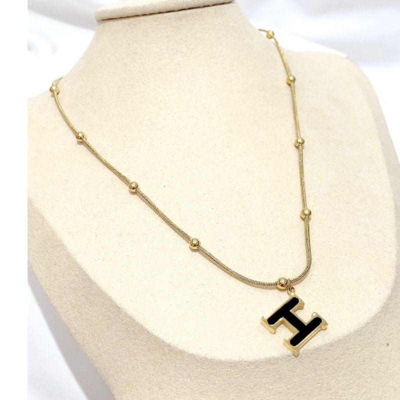 Kalung Titanium Asli Premium Quality Anti karat anti alergi Stainless steel ori Kt0193