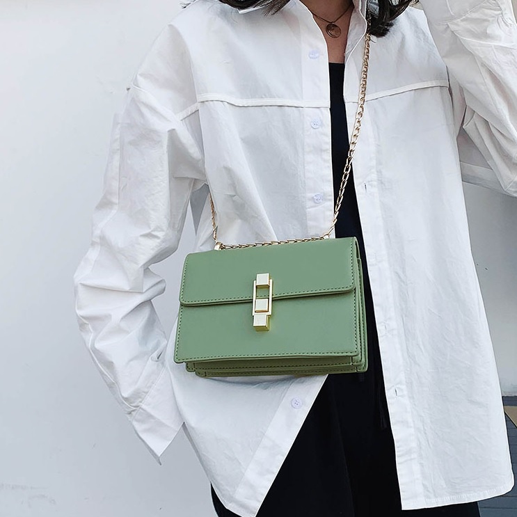 BJ81804 - BEIGE/BLACK/BROWN/GREEN/YELLOW - TAS WANITA FASHION IMPORT MODIS ELEGAN TERMURAH TERLARIS TERBARU BAGSTORE JAKARTA TAS BATAM GT1804