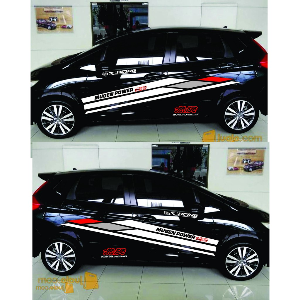 stiker mobil honda jazz agya calya stiker keren
