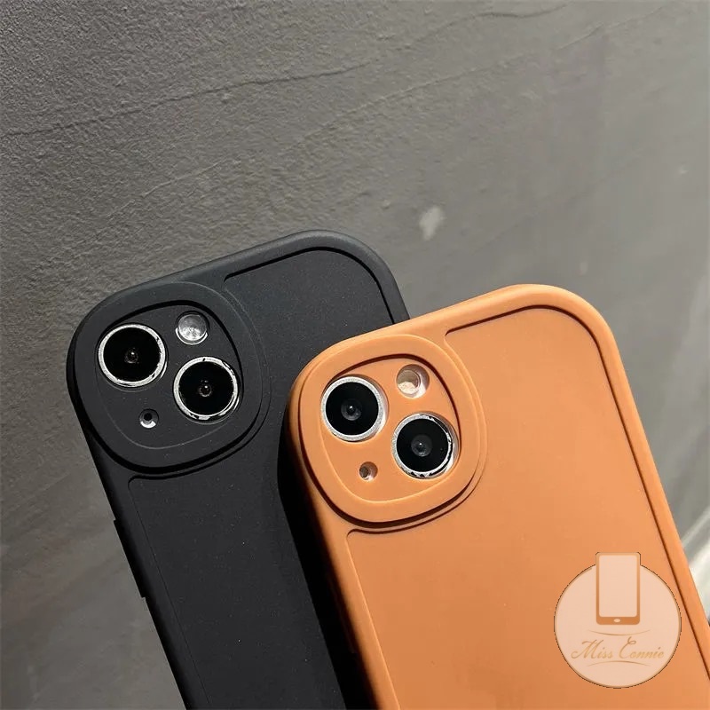 Soft Case Silikon TPU Warna Polos Untuk iPhone 7Plus 11 12 13 Pro Max XR X XS Max 7 8 Plus SE