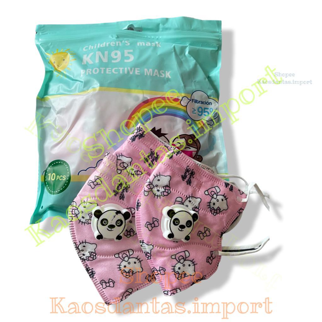 Masker Anak KN95 dengan respirator dan KF94 Motif anak kn95 kids karakter filter disposable mask mot