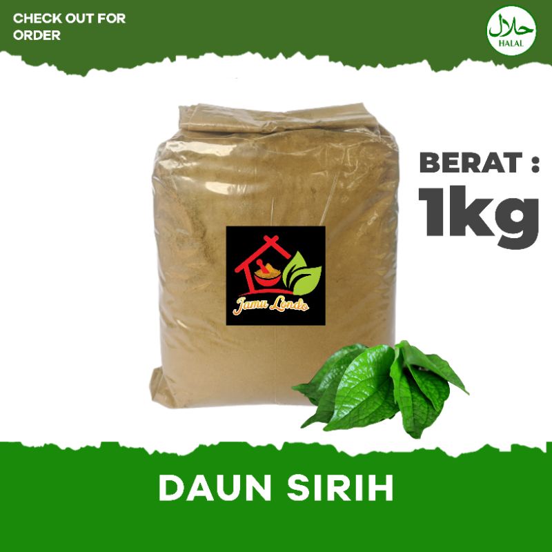 

Daun Sirih Bubuk 1kg | Bubuk Daun Sirih | Jamu Londo