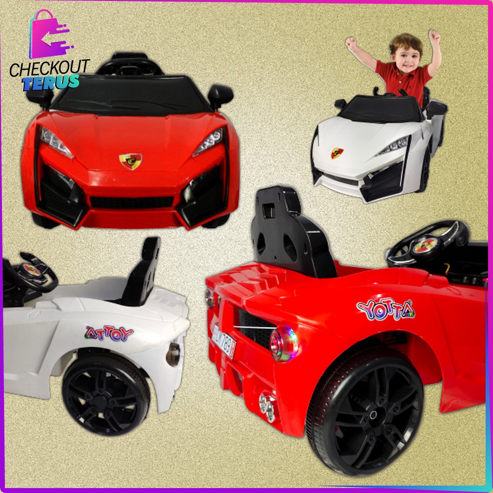 CT M243 Mobil Aki Anak Cayman Adventure Ride On Remote Control Mobil Mobilan Ada Musik dan Lampu Mainan Mobil Aki Anak