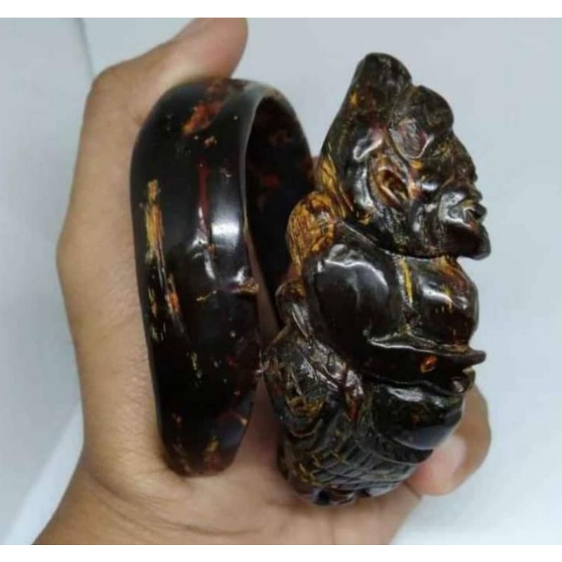 gelang akar bahar ukiran semar jumbo