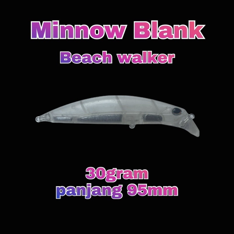 Minnow blank duo beach walker 95mm 30gram FREE MATA