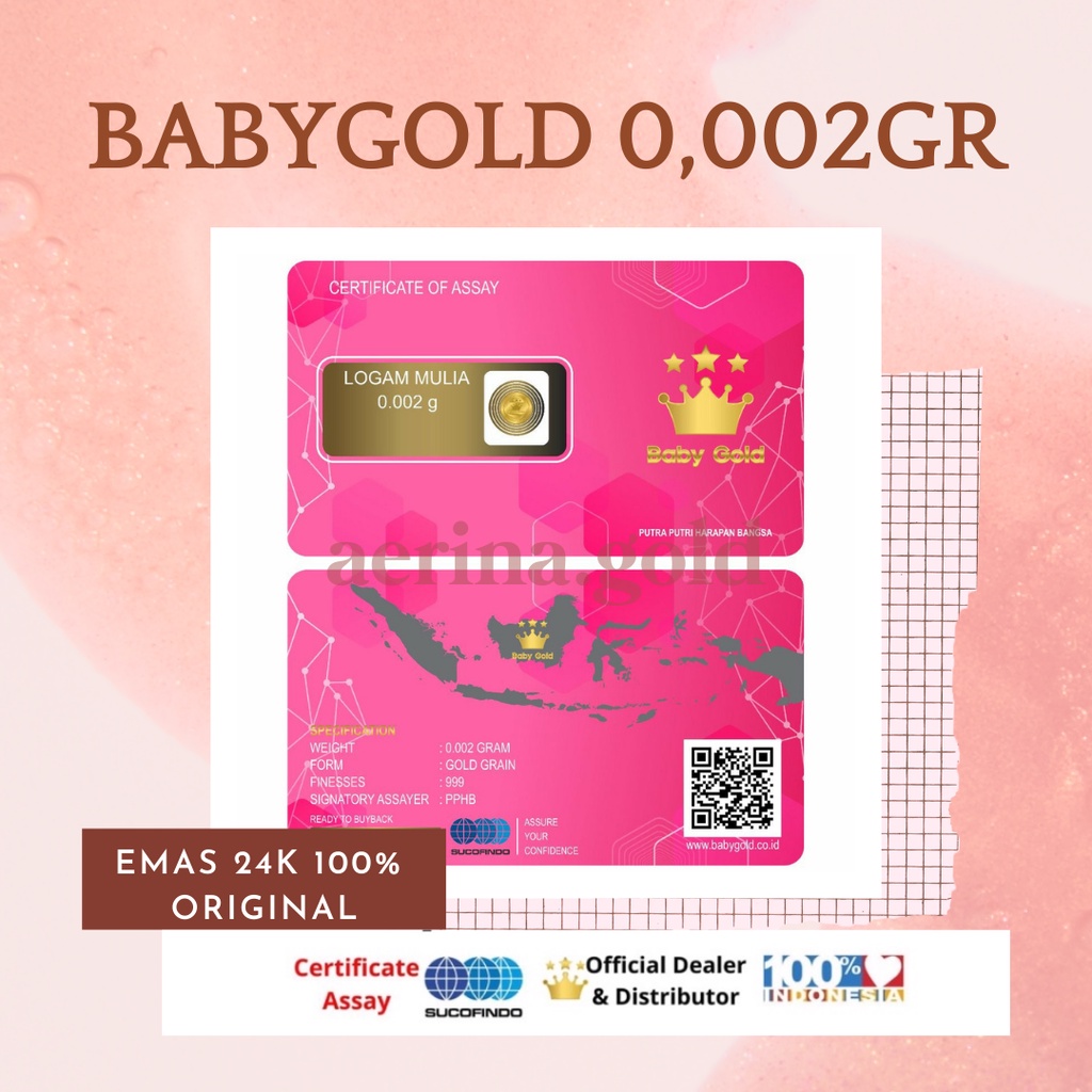 baby gold 0,005gr emas minigold bisa tukar antam-1