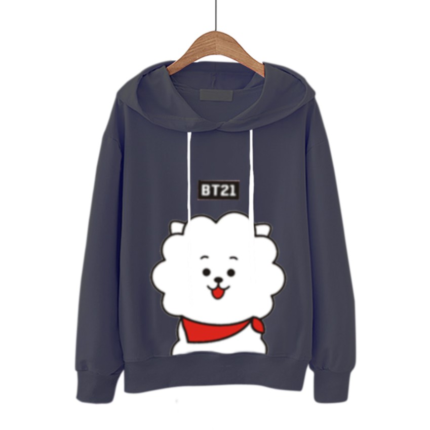 BESS - Sweater Hoodie Murah / Sweater Hoodie Wanita J B1 BW