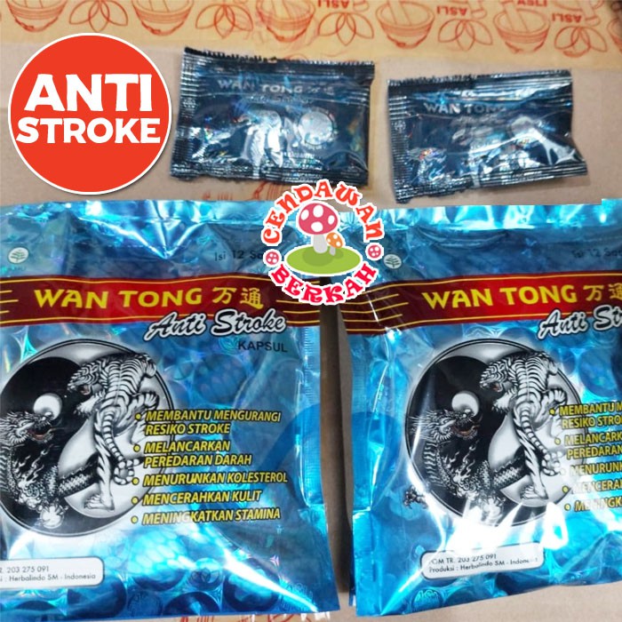 Jamu Wantong Kapsul Anti Stroke