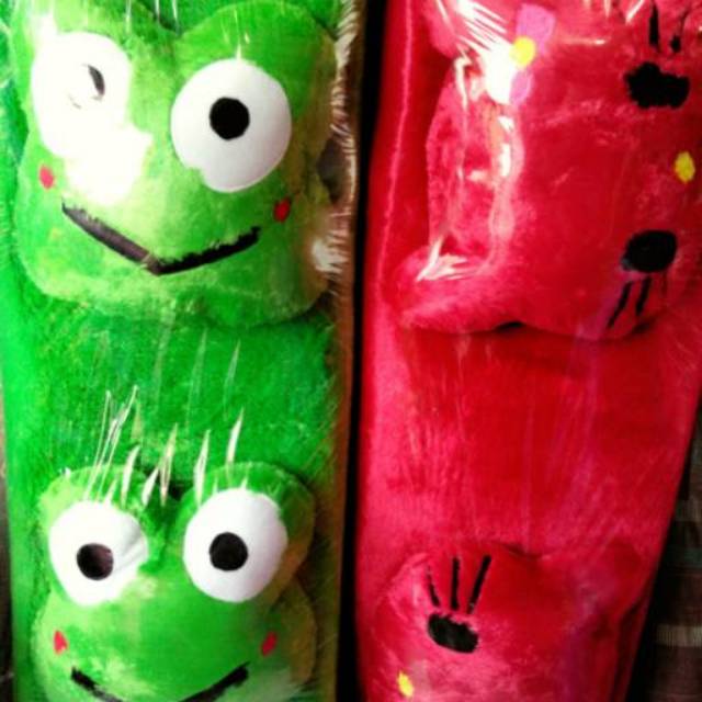 Kasur bulu rasfur karakter set dua bantal 120x200x4cm