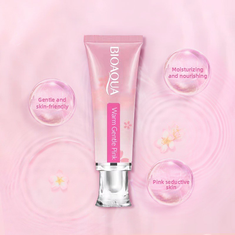 【BPOM】BIOAQUA Warm Gentle Pink /NENHONG Cream 30ml pemerah bibir puting Krim Pemutih -Pink