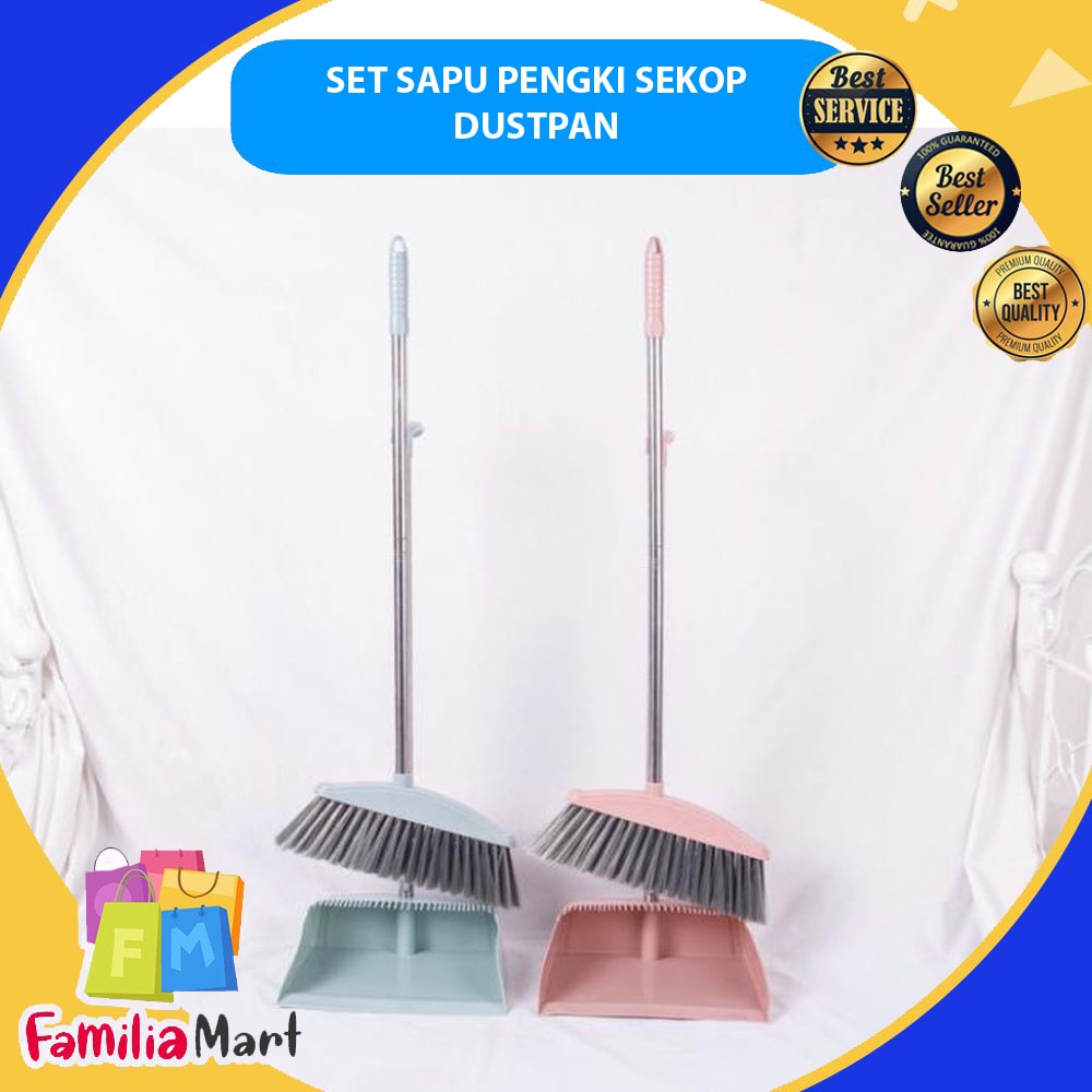 SET SAPU PENGKI SEKOP SAMPAH DUSTPAN BROOM