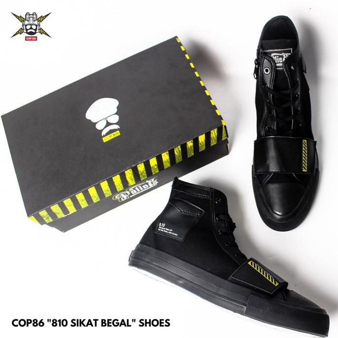 Sepatu Pria Cop86 "810 Sikat Begal" Canvas Leather