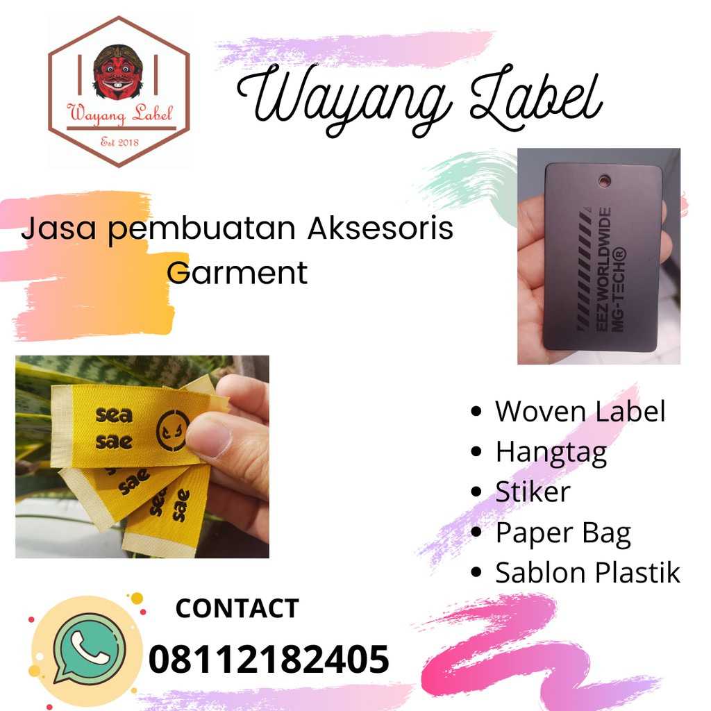 

Hang Tag baju murah Custom