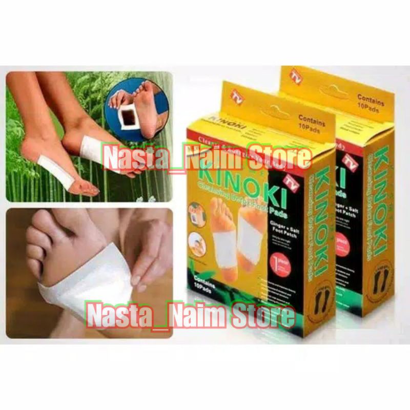 

KINOKI GOLD 1 BOX ISI 10 PCS KOYO AROMA HERBAL KINOKI GINGER PLUS SALT DETOX FOOT KOYO KAKI ALAMI