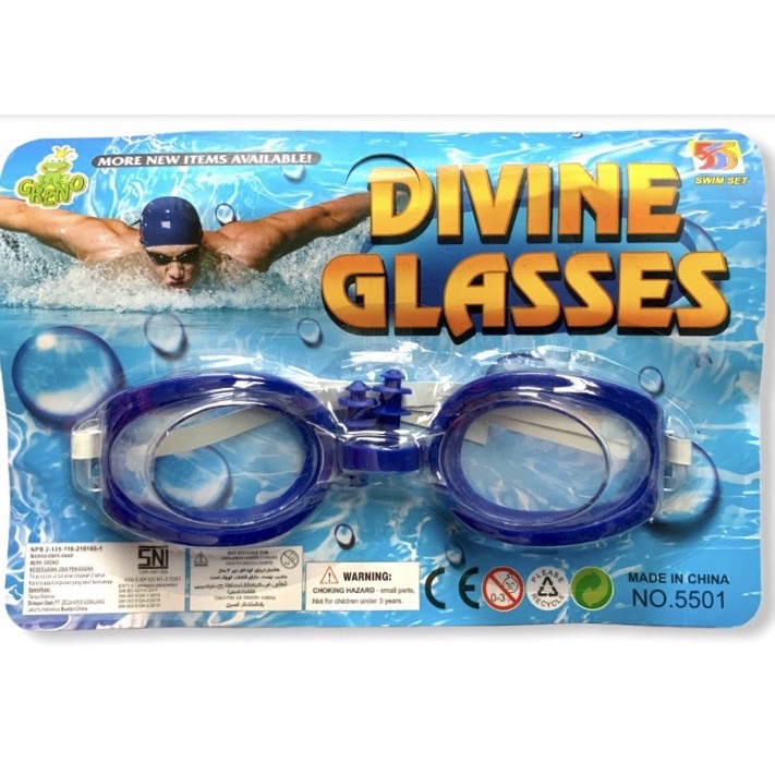 Kacamata Renang Anak cew cow Anti Fog Uv Berkualitas Divine Glass Murah