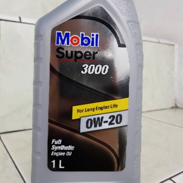Oli Mobil Super 3000 Long Life SAE 0W-20 Advanced Fully Synthetic Kemasan 1 Liter Made in Korea