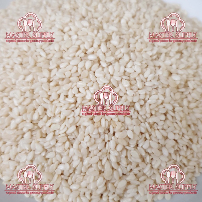 

10cscss Wijen Putih 250 Gr / White Sesame Seeds / Biji Wijen Putih Dscscv