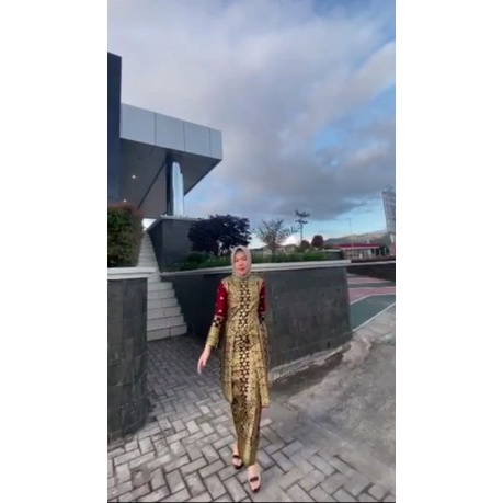 Baju Batik Couple Baju Batik Pria Batik Wanita Batik Songket Bucin Merah