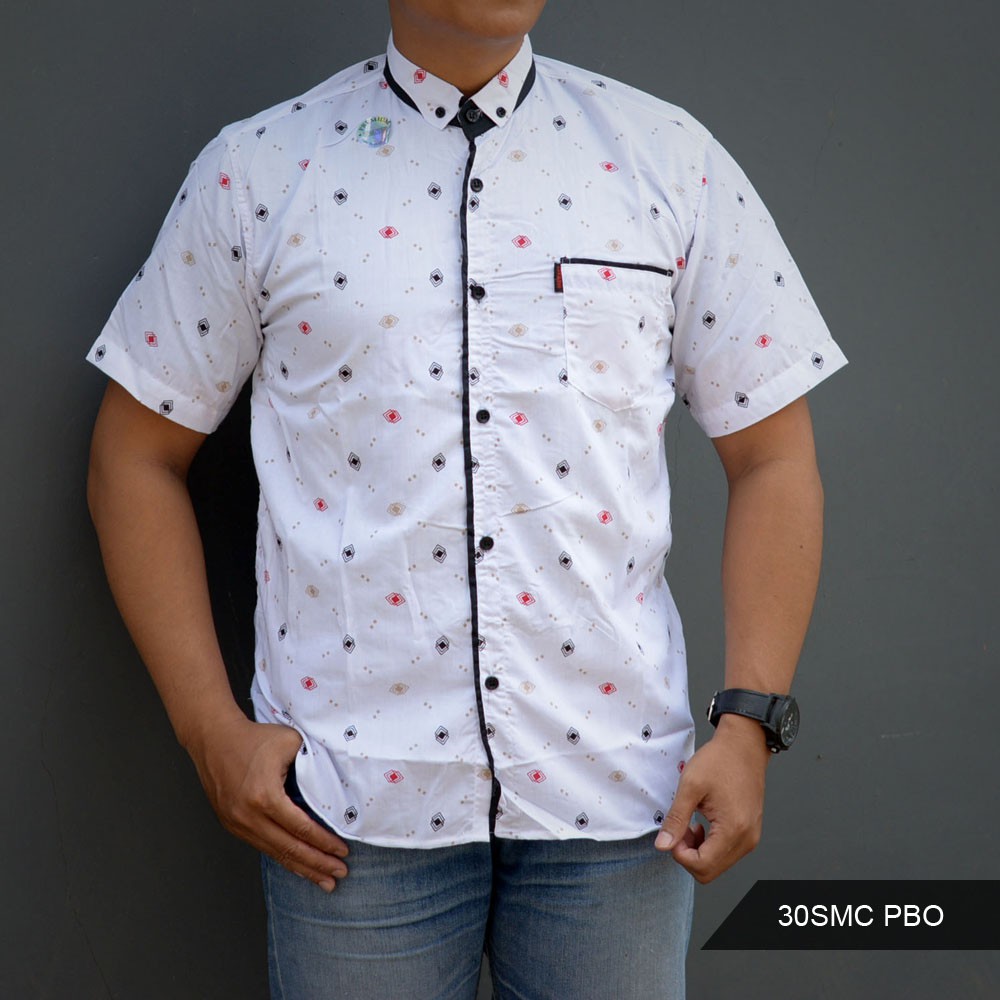 s GROSIR TROLIS original iTFASH kemeja surfing 30s kemeja pantai hawai lengan pendek pria cowok rema