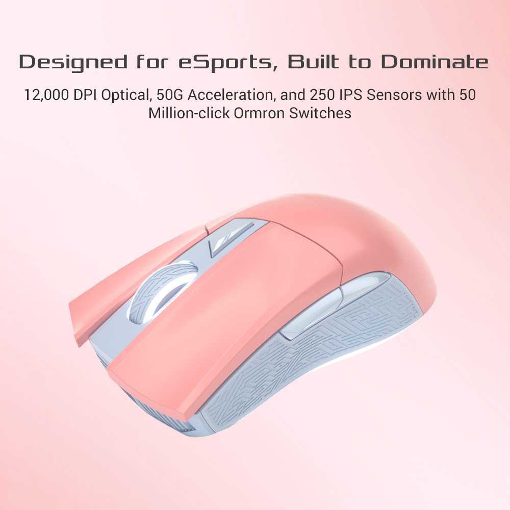 ASUS ROG GLADIUS II ORIGIN PINK - Optical Gaming Mouse PNK P504 LTD