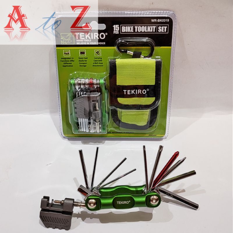 kunci set sepeda/kunci lipat sepeda/15pcs bike tool kit set sepeda