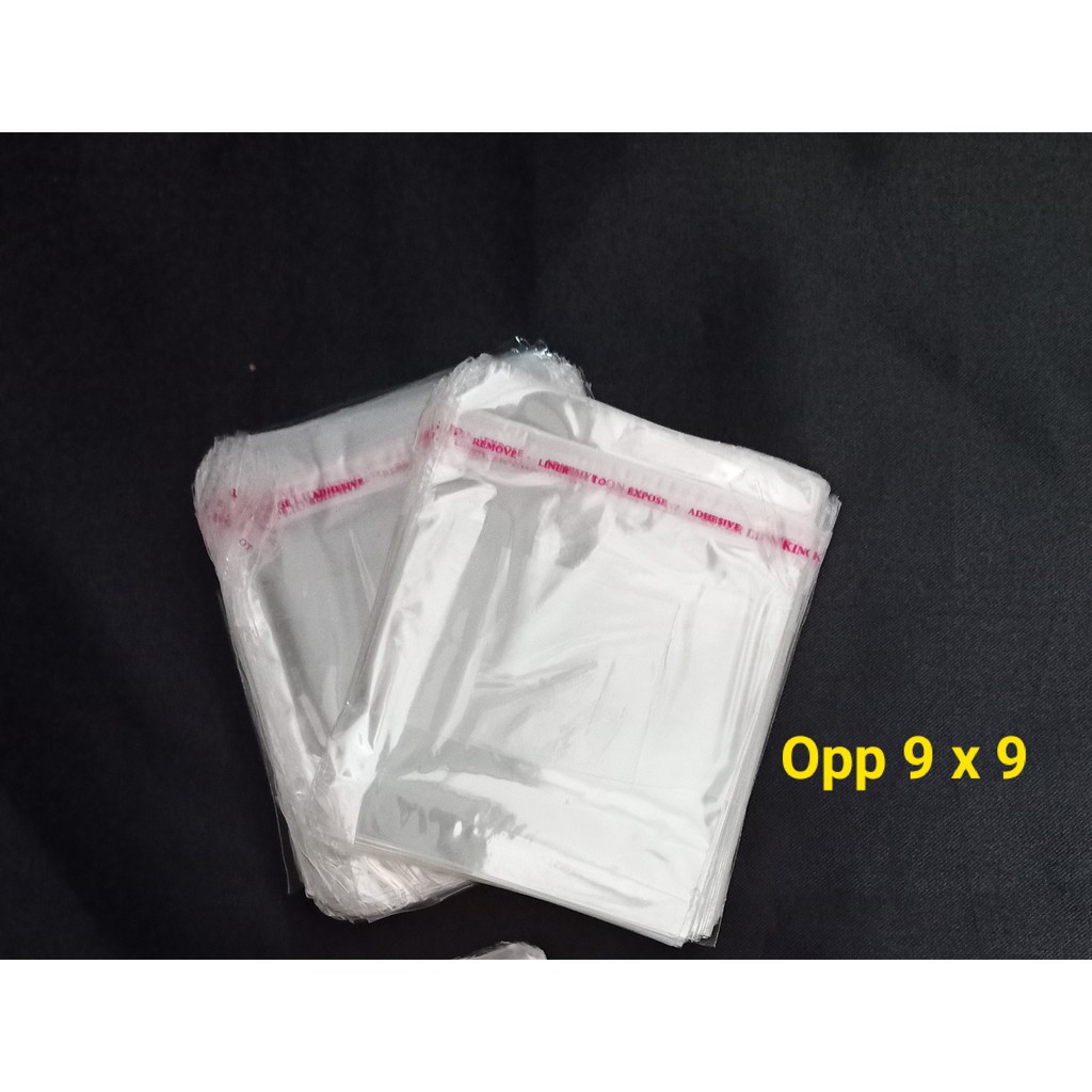 Plastik Opp 9 x 9
