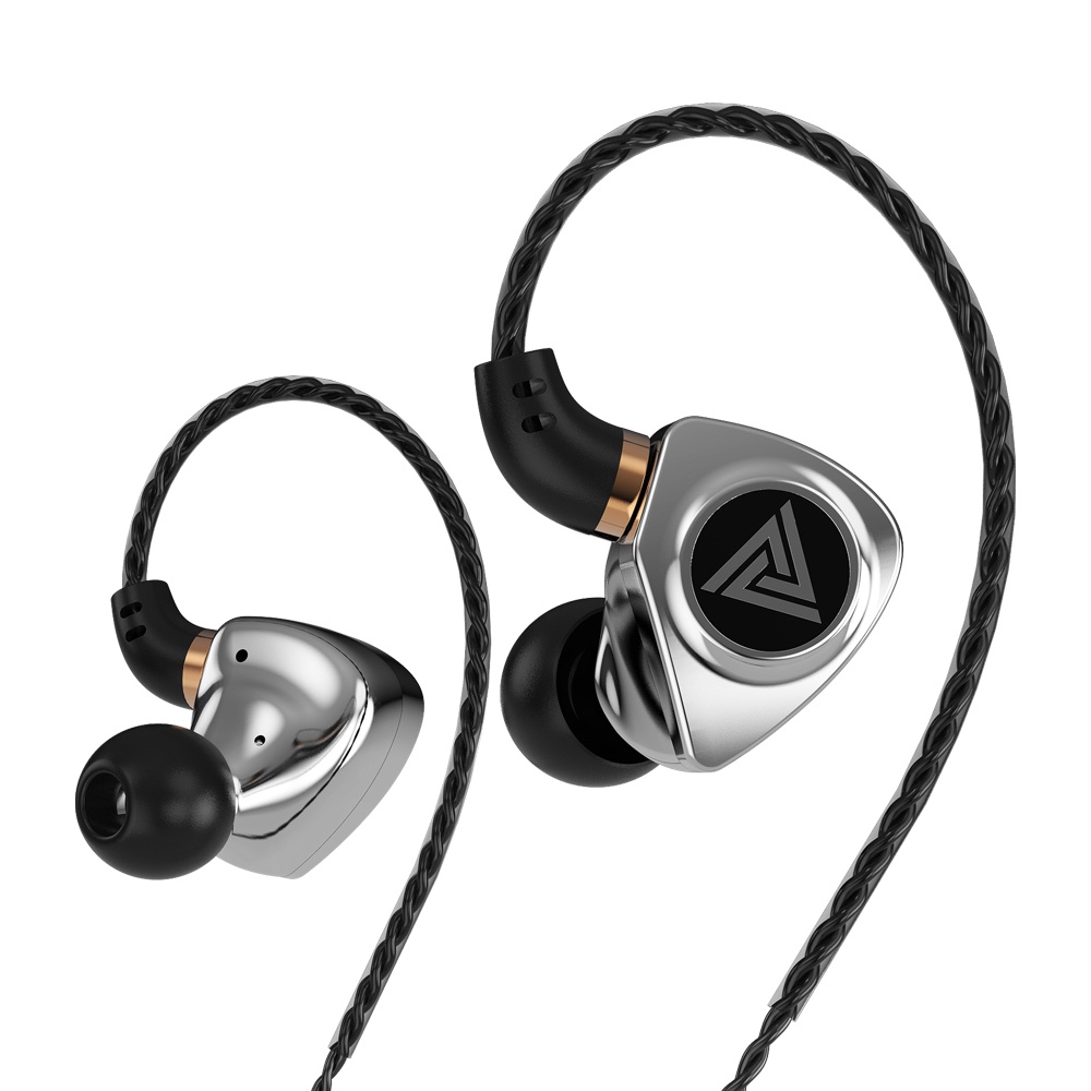 Qkz Sk10 Headset In-Ear Hifi Dynamic Noise Canceling Dengan Mikrofon Untuk Olahraga