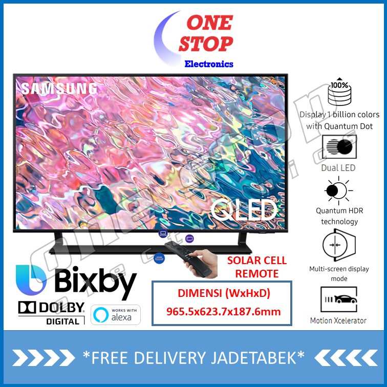 SAMSUNG 43Q60B QLED UHD 4K Smart TV 43 Inch QA43Q60BAKXXD QA43Q60B