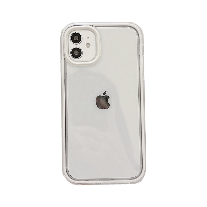 3in1 Hard Case Pelindung Lensa Warna Permen Untuk IPhone 6 6S Plus 7 8 Plus X XR XS Max 11 Pro Max SE 12 13 Pro Max