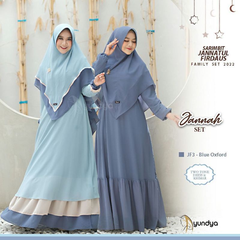 gamis bolak.balik syari jannah dress ayundya
