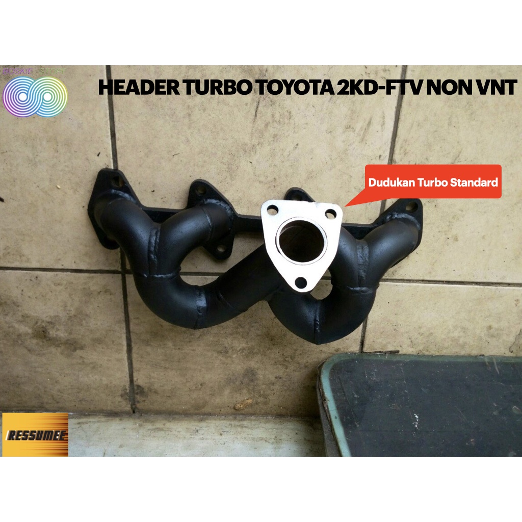 Header Fortuner Innova Diesel Turbo 2KD-FTV non VNT Standard IHI RHF - IHI RHF-4