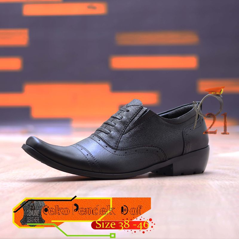 SEPATU PRIA / CEKO PENDEK DOFF/ SEPATU PDH / MERK P21