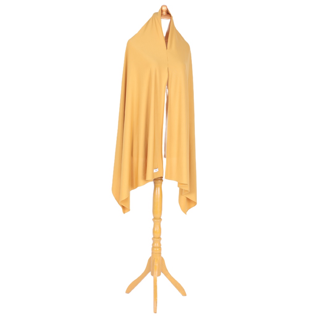 Eksklusif Pashmina Instan Jersey Mahreen Shawl-Mustard