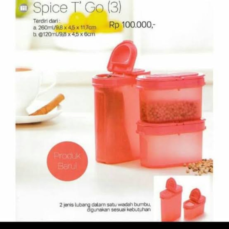 TUPPERWARE SPICE TO GO