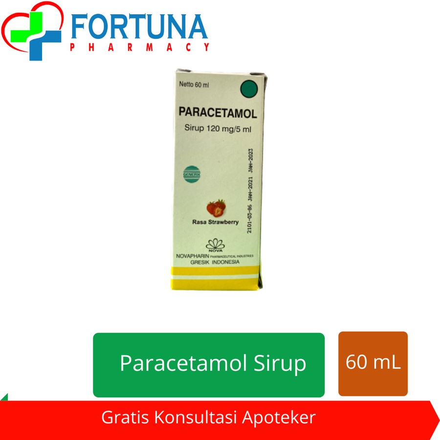 Jual Paracetamol Sirup 60 Ml Shopee Indonesia