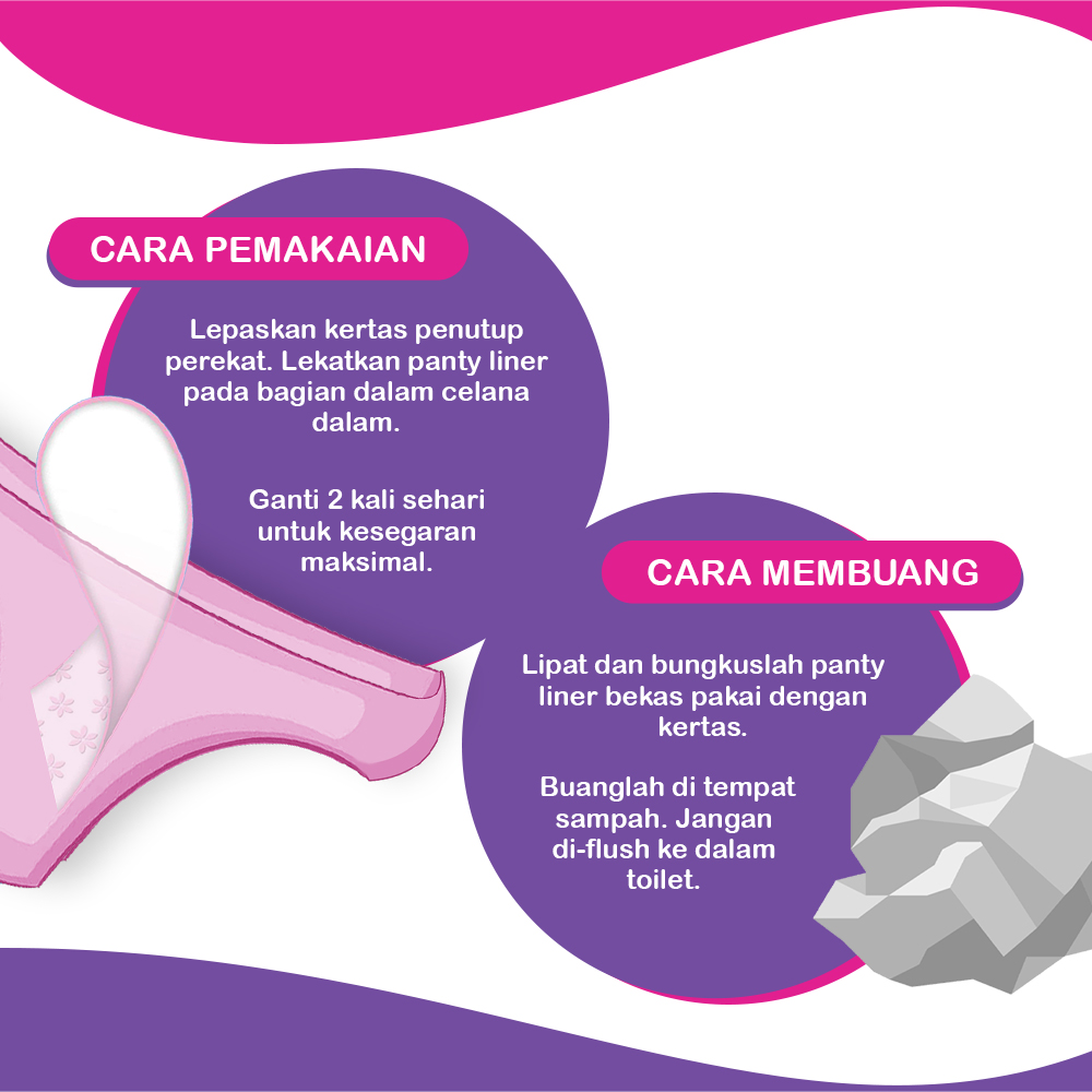 Carefree Super Dry Shower Fresh Scented Panty Liner Pembalut Wanita Bantu Menetralkan Bau 20s