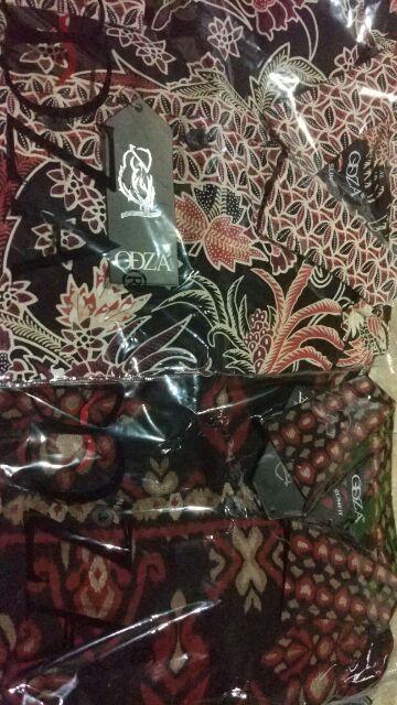 Odza Kemeja Batik Fashion Murah Baju Pria Lengan Panjang Seragam Batik Keluarga