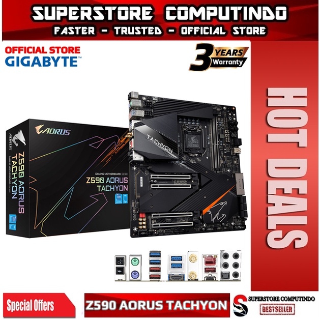 Motherboard Gigabyte Z590 Aorus Tachyon (LGA1200, Z590,DDR4, USB3.2)