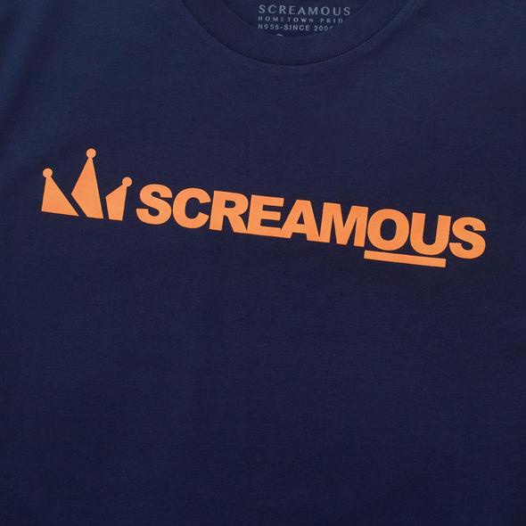 KAOS LENGAN PANJANG SCREAMOUS | LEGEND DEEP YELLOW NAVY