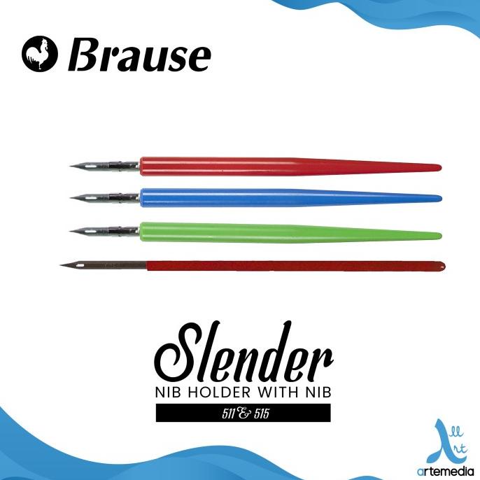 

(BISA COD) Mata Pena Kaligrafi Brause Slender Nib Holder with Nib TERUJI Kode 776