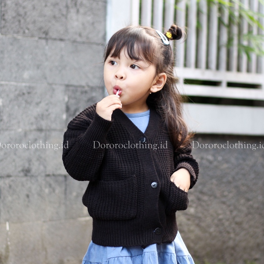 Cardigan Rajut Anak / Kardigan Anak Oversize Usia 2-5 tahun / Cardigan Anggit Anak