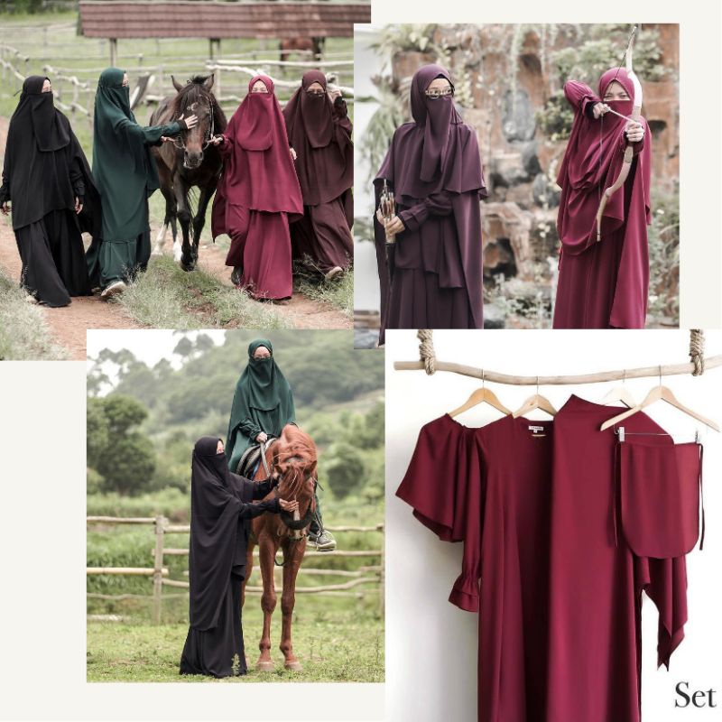 SET FURUSIYYAH by Hijab Alila Set Untuk Berkuda dan Memanah