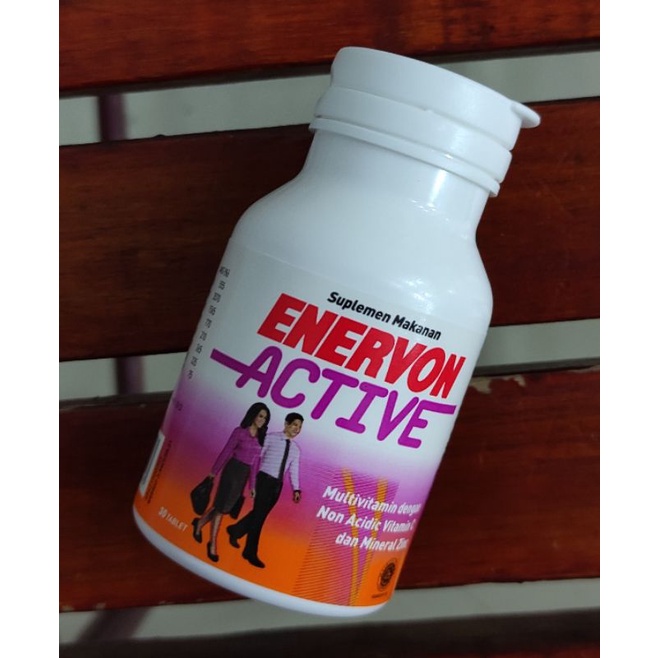 Enervon C Multivitamin / Active 30 Tablet / Zinc / Vitamin C / B Komplek