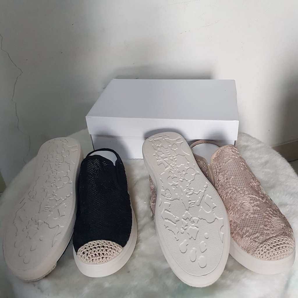 [✅BISA COD] 30026 Sandal Wanita Import RW Slip On