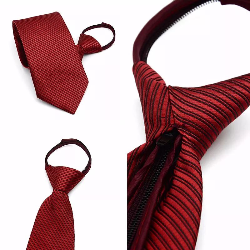 Dasi Instan Hitam pake resleting zipper termurah